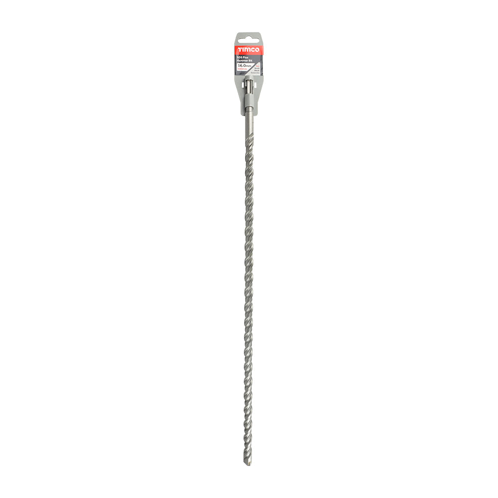 This is an image of Timco - SDS Plus Hammer Bit 16.0 x 600 (1 Each Clip) SDS16600