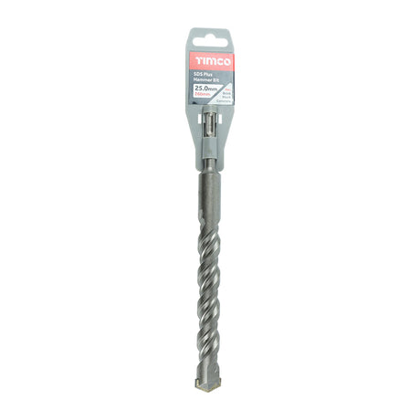 This is an image of Timco - SDS Plus Hammer Bit 25.0 x 260 (1 Each Clip) SDS25260