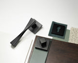 Quality image of Senza Pari Euro Escutcheons on Minimal Square Rose - Matt Black | Sku. spescemb | available from Trade Door Handles.