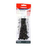 This is an image of Timco - Hinged Screw Caps - Small - Brown To fit 3.0 to 4.5 Screw - (100 PCS TIMpac) SHCCBROWNP