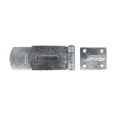 This is an image of Timco - Swivel Pattern Hasp & Staple - Heavy Duty - Hot Dipped Galvanised 8" (1 Each Plain Bag) SHS8GB