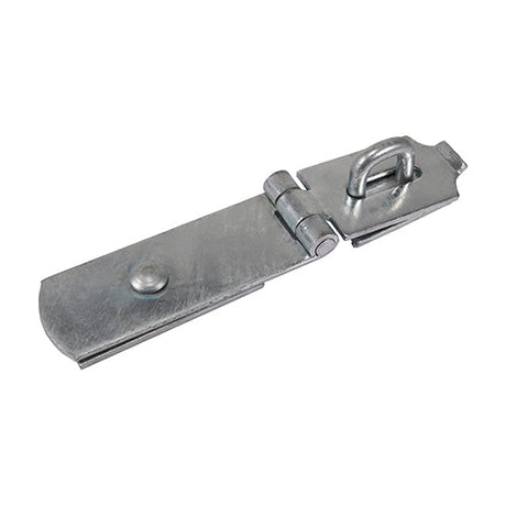 This is an image of Timco - Swivel Pattern Hasp & Staple - Heavy Duty - Hot Dipped Galvanised 8" (1 Each Plain Bag) SHS8GB