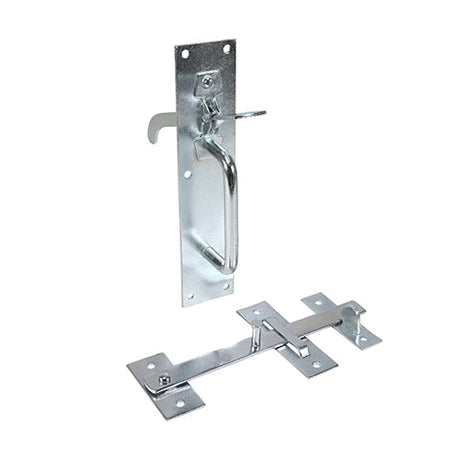 This is an image of Timco - Suffolk Latch - Medium Duty - Zinc 205 x 45mm (1 Each Plain Bag) SLMZB