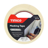 This is an image of Timco - Masking Tape - Cream 50m x 38mm (1 Each Roll) PCSSMT38