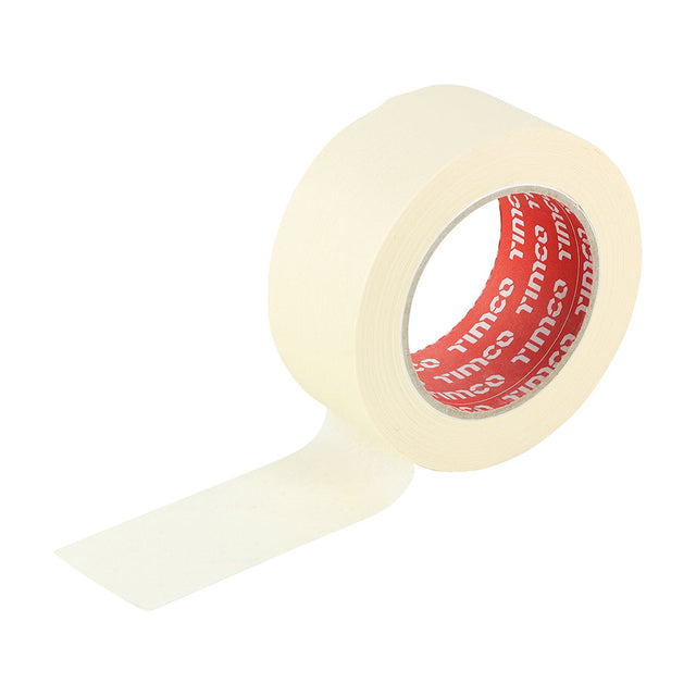 This is an image of Timco - Masking Tape - Cream 50m x 50mm (1 Each Roll) SMT50