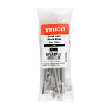This is an image of Timco - Press Lock Spare Keys - Zinc (5 Pieces Plain Bag) SPAREPLK