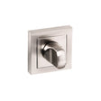 Quality image of Senza Pari WC Turn and Release on Square Rose - Satin Nickel | Sku. spcwcsn | available from Trade Door Handles.
