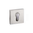 Quality image of Senza Pari Euro Escutcheons on Minimal Square Rose - Satin Nickel | Sku. spescesn | available from Trade Door Handles.