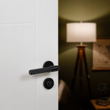 Quality image of Senza Pari Linear WC Turn and Release on Minimal Round Rose - Matt Black | Sku. sprlwcmb | available from Trade Door Handles.