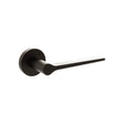 Quality image of Senza Pari Laviano Lever Door Handle on Minimal Round Rose - Urban Dark Bronze | Sku. spr180udb | available from Trade Door Handles.