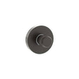 Quality image of Senza Pari Knurled WC Turn and Release on Minimal Round Rose - Urban Dark Bronze | Sku. sprkwcudb | available from Trade Door Handles.