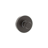 Quality image of Senza Pari Knurled WC Turn and Release on Minimal Round Rose - Urban Dark Bronze | Sku. sprkwcudb | available from Trade Door Handles.