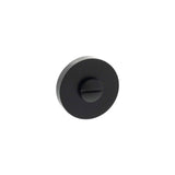 Quality image of Senza Pari Linear WC Turn and Release on Minimal Round Rose - Matt Black | Sku. sprlwcmb | available from Trade Door Handles.