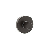 Quality image of Senza Pari Linear WC Turn and Release on Minimal Round Rose - Urban Dark Bronze | Sku. sprlwcudb | available from Trade Door Handles.