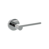 Quality image of Senza Pari Darrio Lever Door Handle on Round Rose - Polished Chrome | Sku. spro218pc | available from Trade Door Handles.