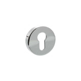 Quality image of Senza Pari Euro Escutcheons on Round Rose - Polished Chrome | Sku. sproescepc | available from Trade Door Handles.