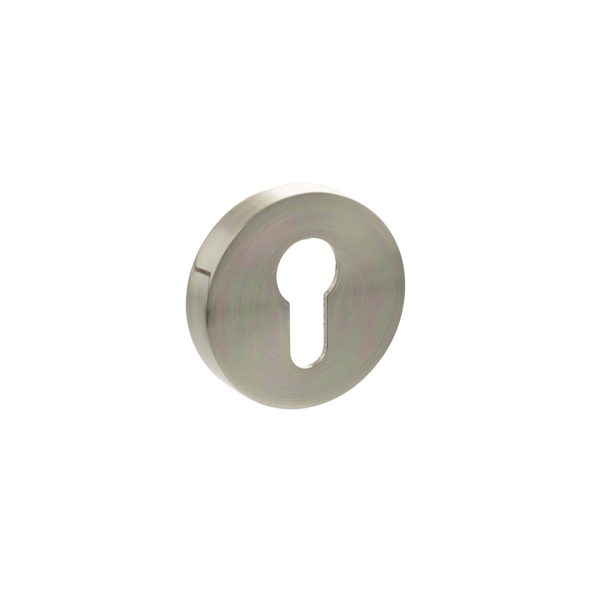 Quality image of Senza Pari Euro Escutcheons on Round Rose - Satin Nickel | Sku. sproescesn | available from Trade Door Handles.