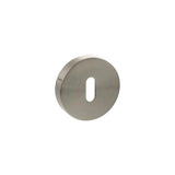 Quality image of Senza Pari Key Escutcheons on Round Rose - Satin Nickel | Sku. sproescksn | available from Trade Door Handles.