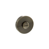 Quality image of Senza Pari WC Turn and Release on Round Rose - Antique Brass | Sku. sprowcab | available from Trade Door Handles.