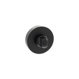 Quality image of Senza Pari WC Turn and Release on Round Rose - Matt Black | Sku. sprowcmb | available from Trade Door Handles.