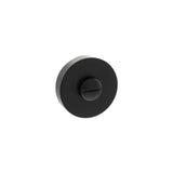 Quality image of Senza Pari WC Turn and Release on Round Rose - Matt Black | Sku. sprowcmb | available from Trade Door Handles.