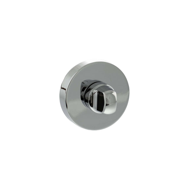 Quality image of Senza Pari WC Turn and Release on Round Rose - Polished Chrome | Sku. sprowcpc | available from Trade Door Handles.