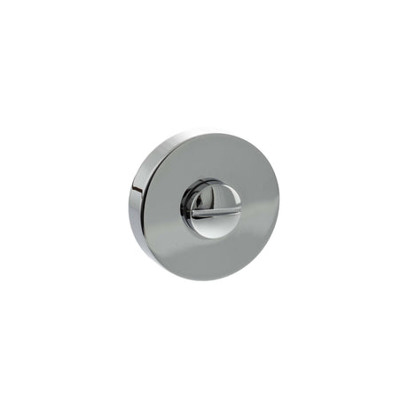 Quality image of Senza Pari WC Turn and Release on Round Rose - Polished Chrome | Sku. sprowcpc | available from Trade Door Handles.