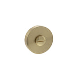 Quality image of Senza Pari WC Turn and Release on Round Rose - Satin Brass | Sku. sprowcsb | available from Trade Door Handles.