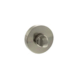 Quality image of Senza Pari WC Turn and Release on Round Rose - Satin Nickel | Sku. sprowcsn | available from Trade Door Handles.