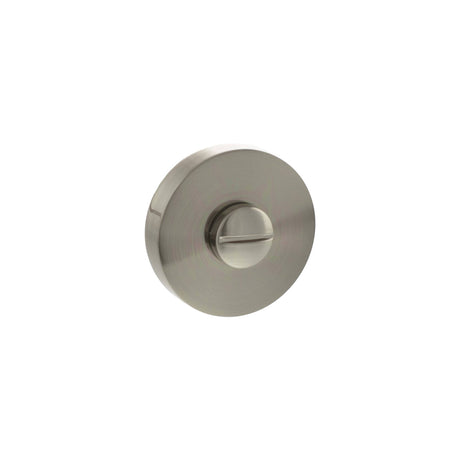 Quality image of Senza Pari WC Turn and Release on Round Rose - Satin Nickel | Sku. sprowcsn | available from Trade Door Handles.