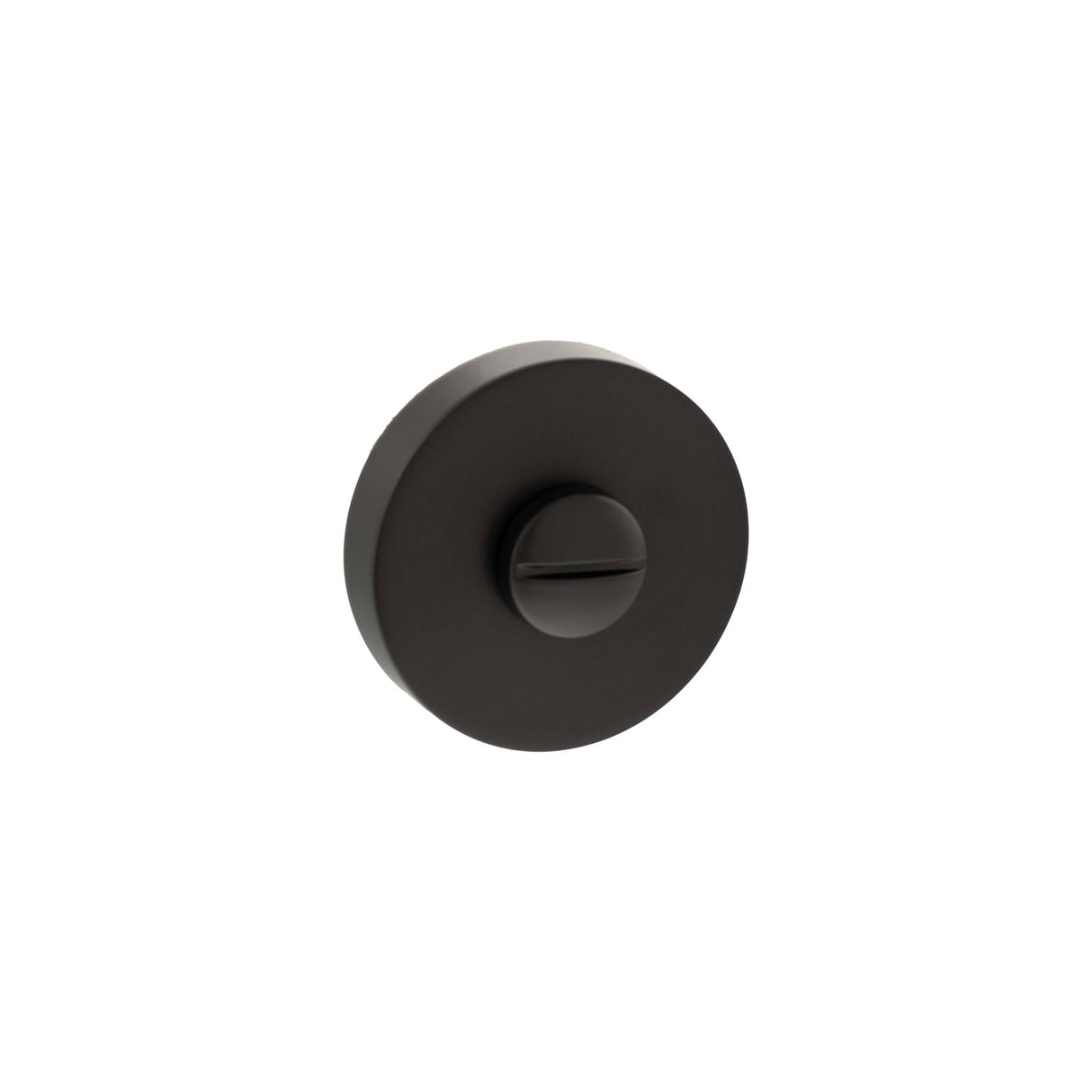 Quality image of Senza Pari WC Turn and Release on Round Rose - Urban Dark Bronze | Sku. sprowcudb | available from Trade Door Handles.