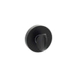 Quality image of Senza Pari WC Turn and Release on Minimal Round Rose - Matt Black | Sku. sprwcmb | available from Trade Door Handles.