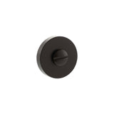 Quality image of Senza Pari WC Turn and Release on Minimal Round Rose - Urban Dark Bronze | Sku. sprwcudb | available from Trade Door Handles.
