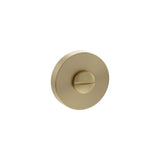 Quality image of Senza Pari Linear WC Turn and Release on Minimal Round Rose - Satin Brass | Sku. sprlwcsb | available from Trade Door Handles.