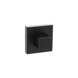 Quality image of Senza Pari WC Turn and Release on Minimal Square Rose - Matt Black | Sku. spwcmb | available from Trade Door Handles.