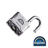 This is an image of Squire - Vulcan Padlock - Open Shackle - VULCAN P4 45 45mm (1 Each Blister Pack) SQR701016