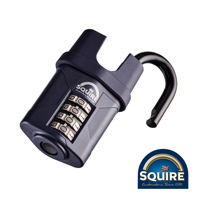 This is an image of Squire - Combination Padlock - Steel Closed Shackle - CP50CS 50mm (1 Each Blister Pack) SQR701061