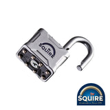 This is an image of Squire - Vulcan Padlock - Open Shackle - VULCAN P4 40 40mm (1 Each Blister Pack) SQR701153