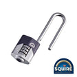 This is an image of Squire - Vulcan Combination Padlock - Boron 2.5" Long Shackle - VULCAN COMBI 50/2.5 50mm (1 Each Blister Pack) SQR701157