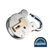This is an image of Squire - Old English 4 Lever Padlock - 660 60mm (1 Each Blister Pack) SQR701170