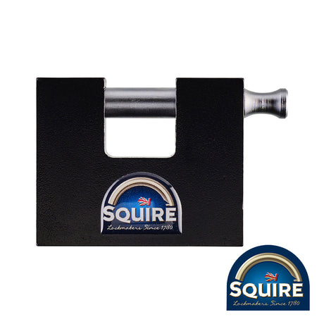 This is an image of Squire - Stronghold Container Lock - WS75S 75mm (1 Each Blister Pack) SQR701267