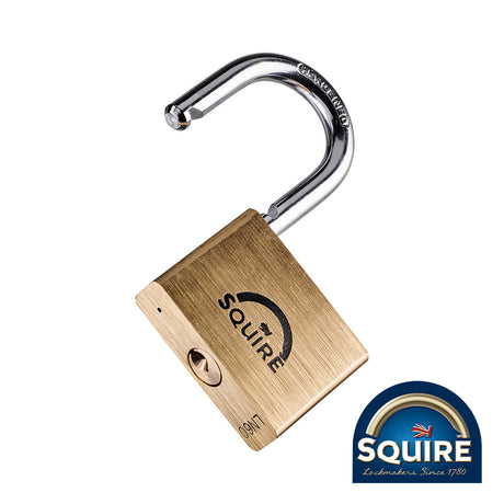 This is an image of Squire - Premium Brass Lion Padlock - LN60 60mm (1 Each Blister Pack) SQR701307