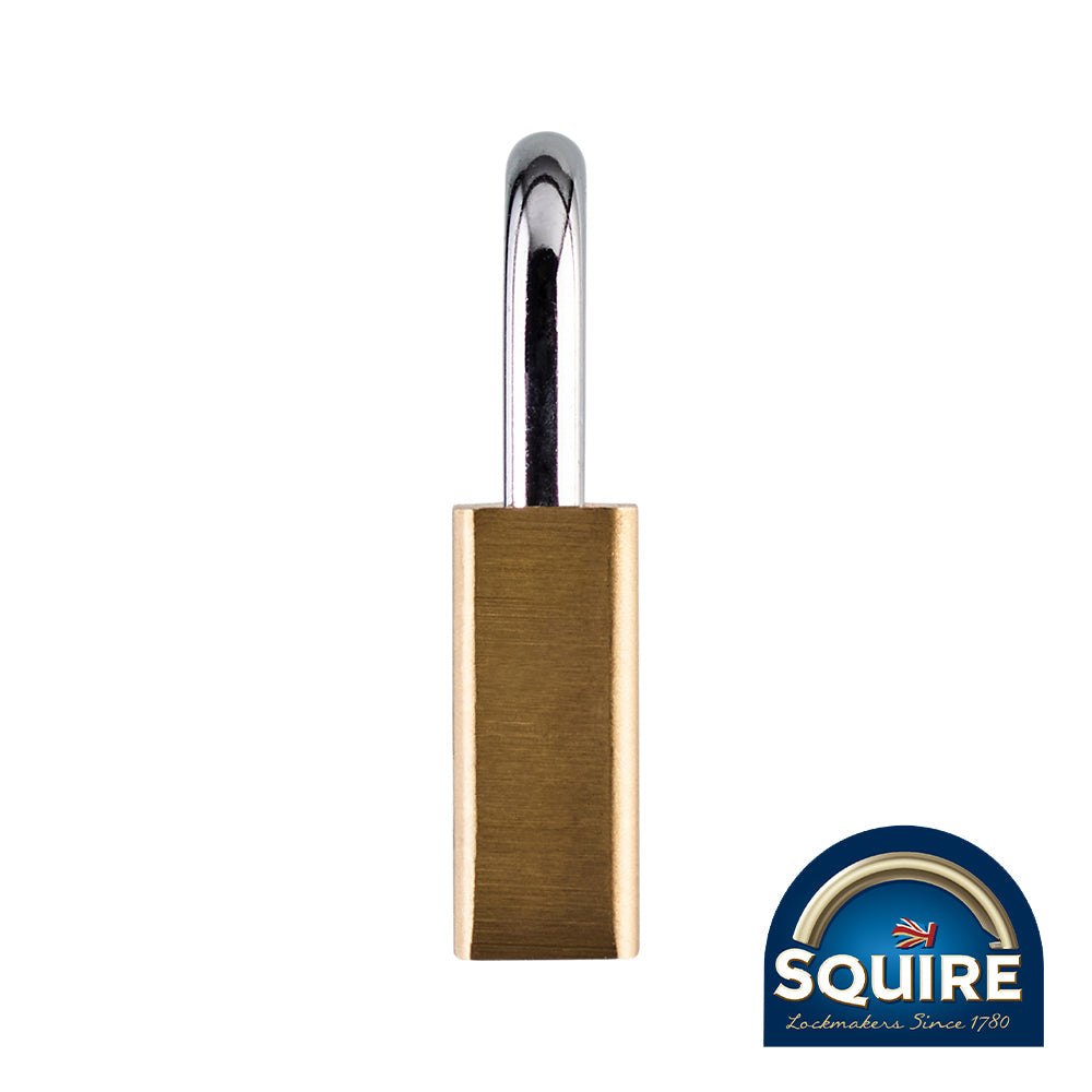 This is an image of Squire - Premium Brass Lion Padlock - LN3 30mm (1 Each Blister Pack) SQR701437