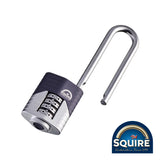 This is an image of Squire - Vulcan Combination Padlock - Boron 2.5" Long Shackle - VULCAN COMBI 40/2.5 40mm (1 Each Blister Pack) SQR701537