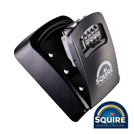 This is an image of Squire - Keykeep 1 Combination Key Safe - KEYKEEP1 120 x 85 x 35 (1 Each Blister Pack) SQR701667