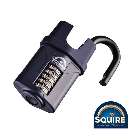 This is an image of Squire - Combination Padlock - Steel Closed Shackle - CP60CS 60mm (1 Each Blister Pack) SQR701744