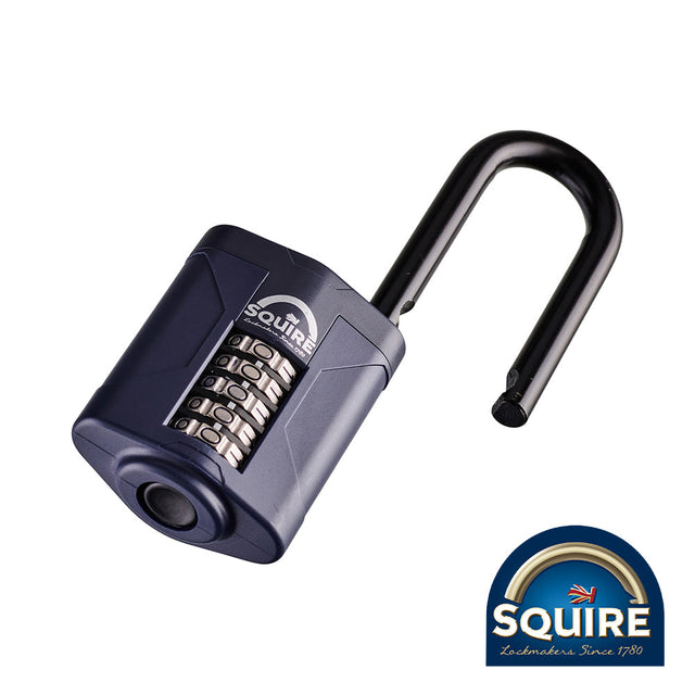 This is an image of Squire - Combination Padlock - Steel 2.5" Long Shackle - CP60/2.5 60mm (1 Each Blister Pack) SQR701915