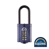 This is an image of Squire - Combination Padlock - Steel 2.5" Long Shackle - CP60/2.5 60mm (1 Each Blister Pack) SQR701915