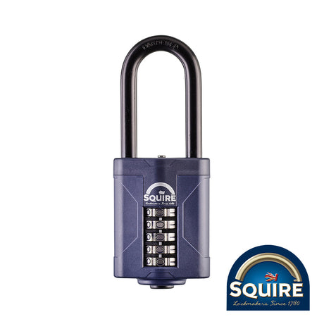 This is an image of Squire - Combination Padlock - Steel 2.5" Long Shackle - CP60/2.5 60mm (1 Each Blister Pack) SQR701915