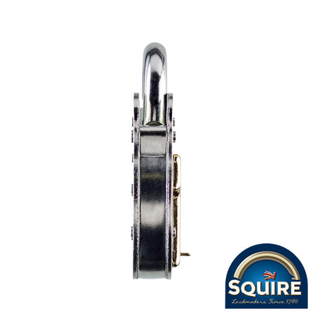This is an image of Squire - Old English 4 Lever Padlock - 440 40mm (1 Each Blister Pack) SQR701943